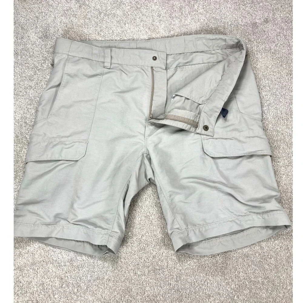 The North Face Cargo Hiking Shorts Mens Sz L Tan Utility Outdoor Gorpcore Travel